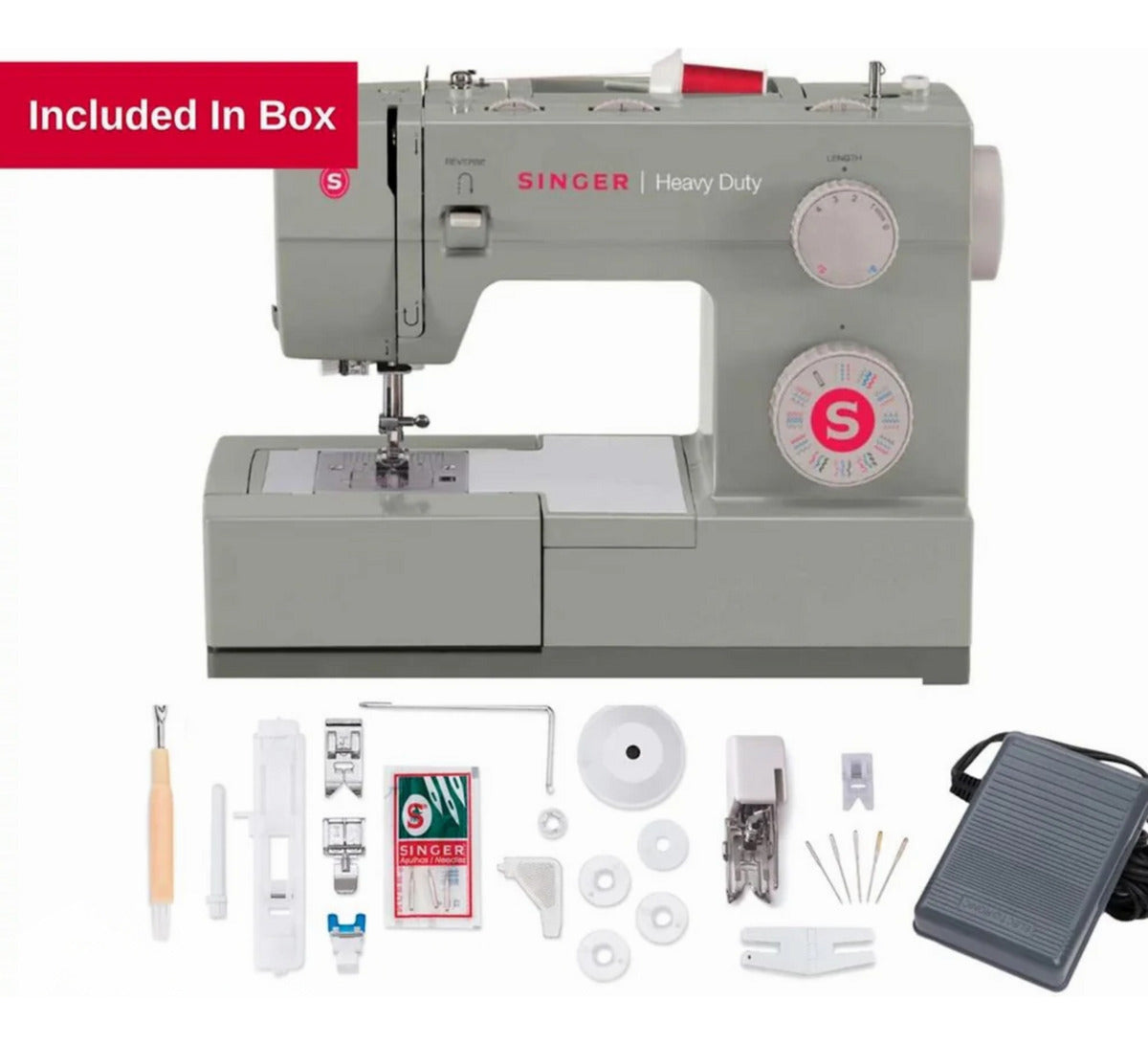 Máquina De Coser Recta Singer Heavy Duty 4452 Original