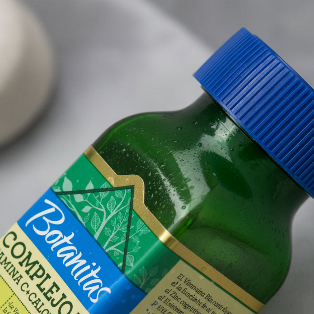 Complejo Vitaminas B1 B2 B6 B12 Natural