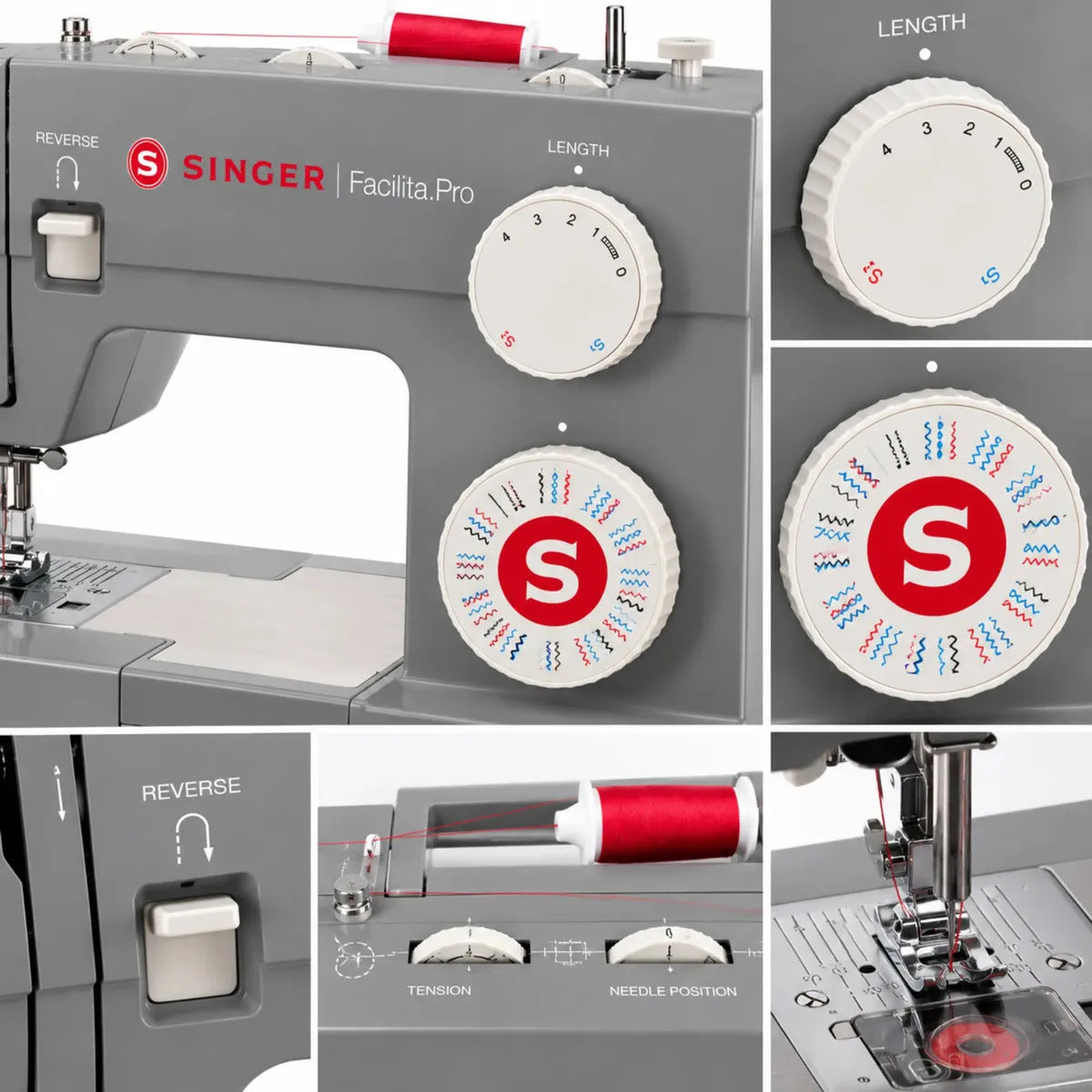 Máquina De Coser Recta Singer  4432 Portable