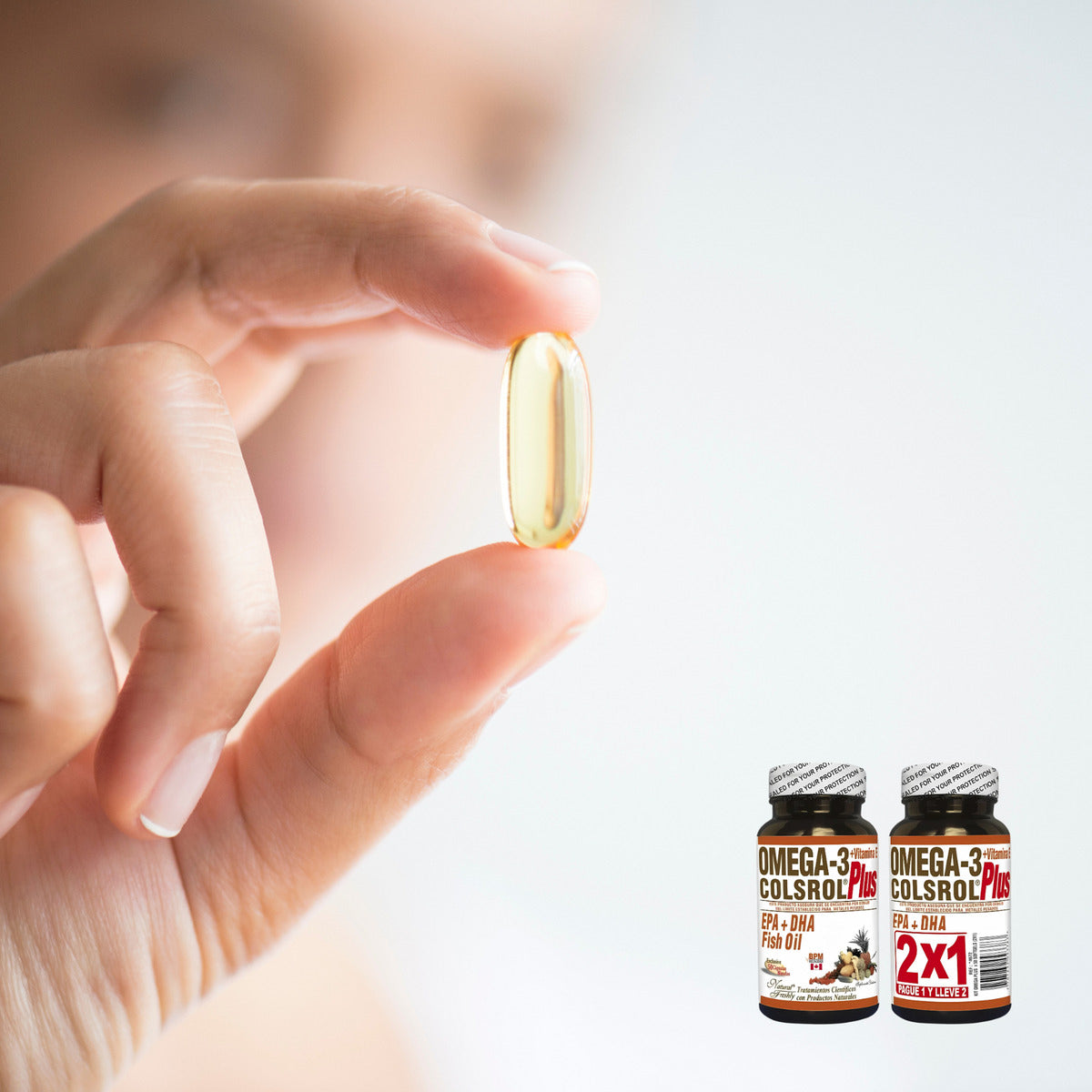 Omega 3 Colsrol  Y Colageno Hidrolizado Natural