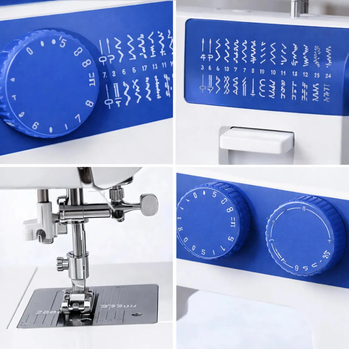 Máquina De Coser Familiar Union Un310 24 Puntadas Azul