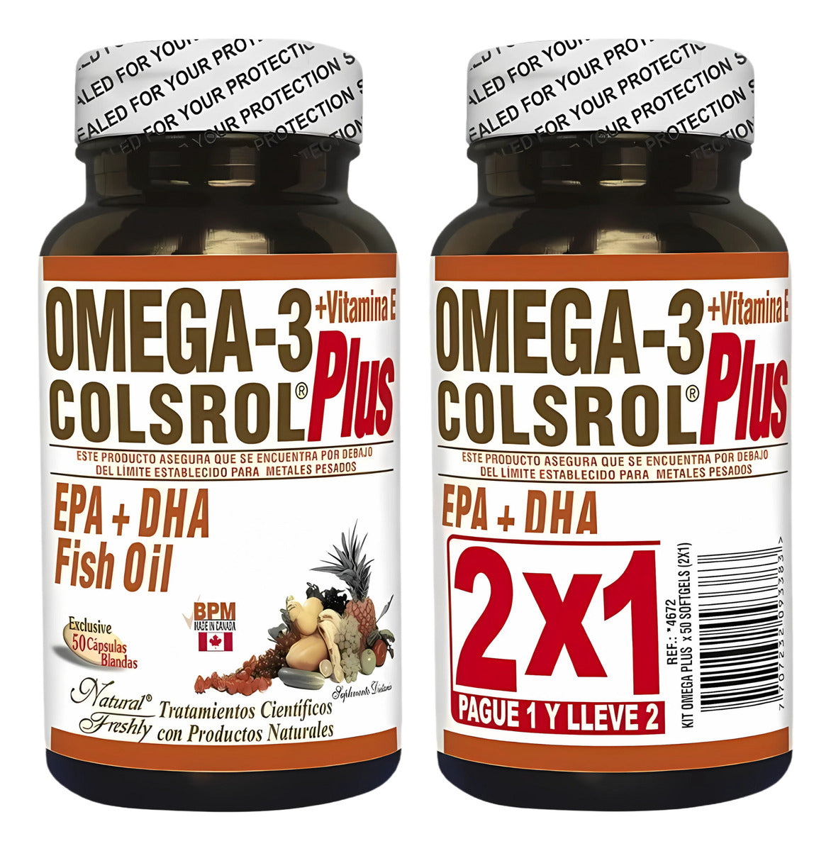 Colageno Hidrolizado Y Omega 3 Colsrol Natural