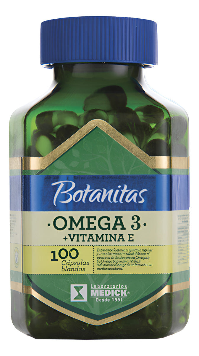 Omega 3 + Vitamina E 100 Cap Natural
