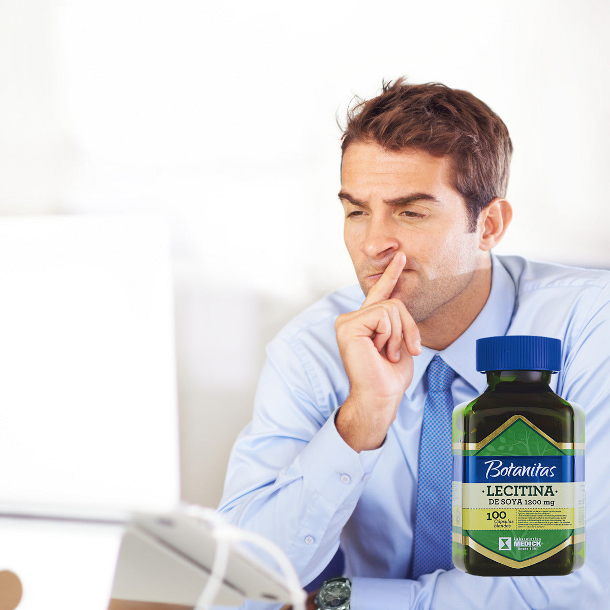 Lecitina De Soya 1200mg + Vitamina E Natural