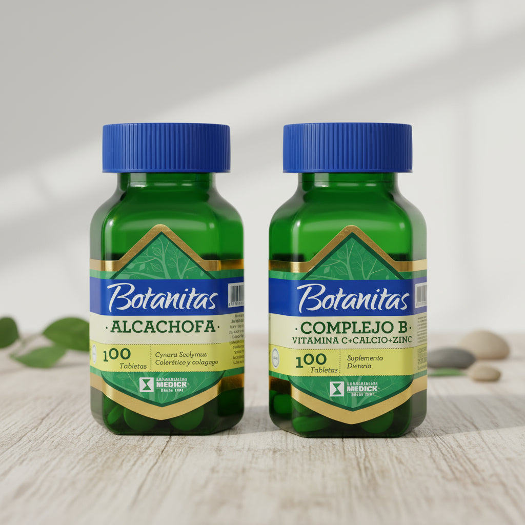 Suplemento Alcachofa Botanitas +complejo B Natural