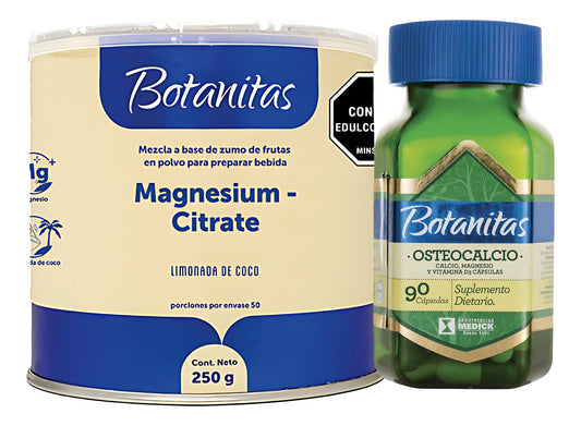 Magnesium Citrate + Osteocalcio Limonada De Coco