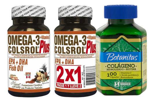Colageno Hidrolizado Y Omega 3 Colsrol