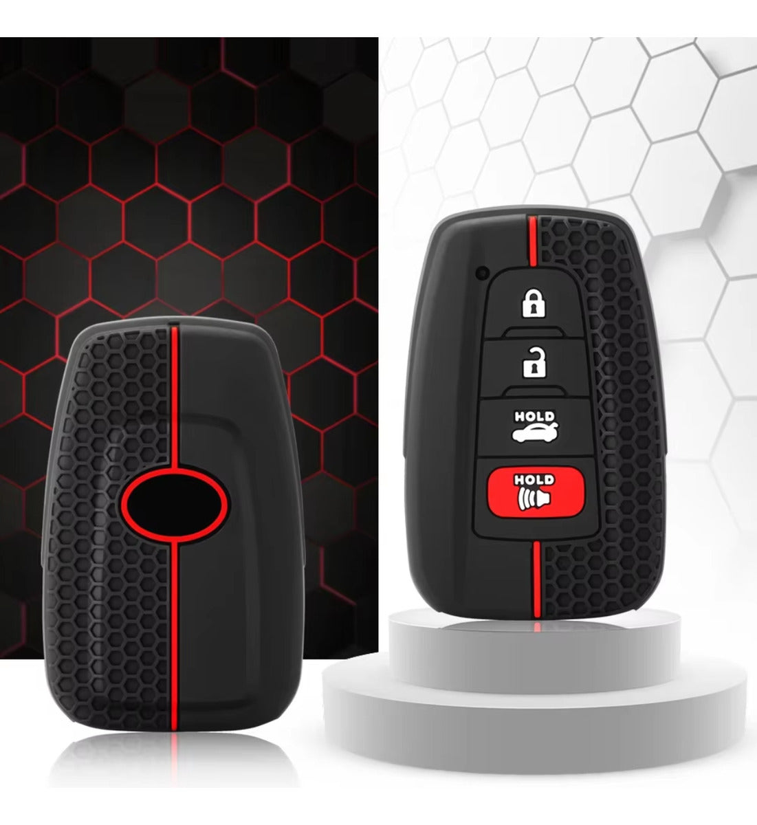 Funda Silicona Forro Protector Control Carcasa Toyota