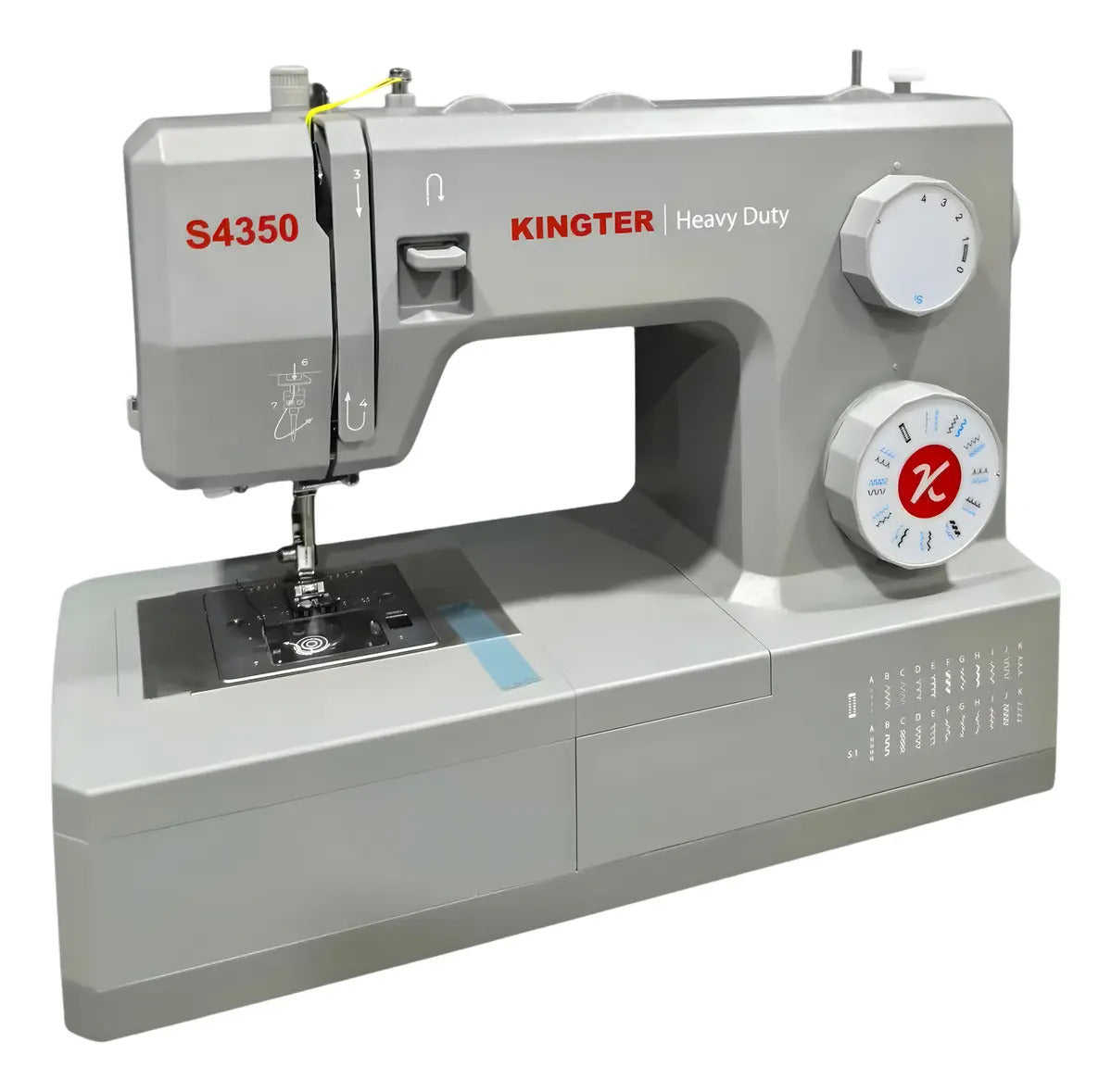 Kingter S4350 Máquina De Coser Heavy Duty Gris