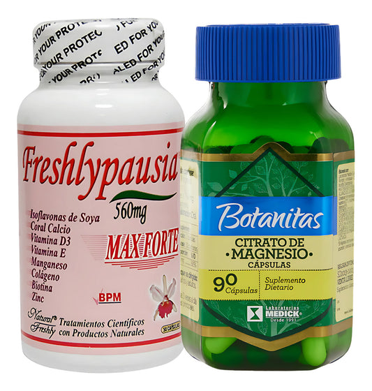 Suplemento Menopausia Freshlypausia Y Citrato De Magnesio