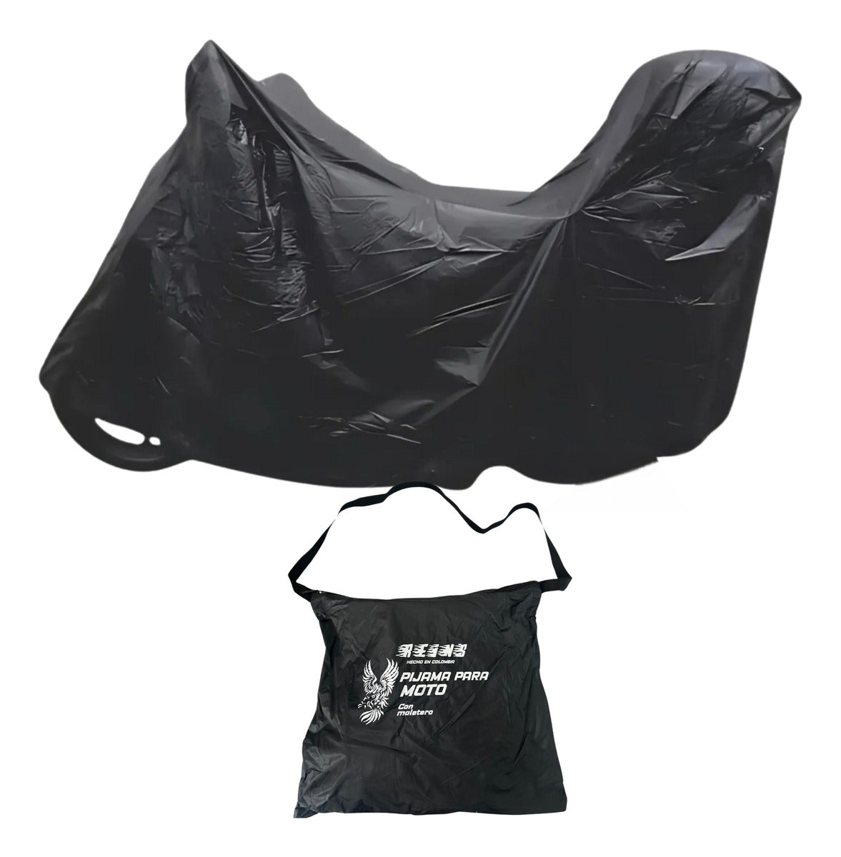 Carpa Moto Con Maletero Pijama Argolla Metalica Anti Robo Xl