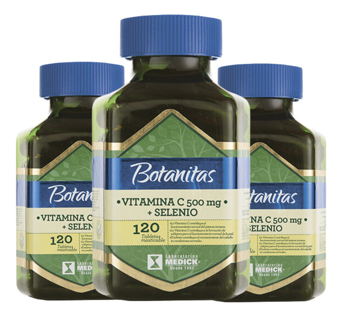 Vitamina C 500mg + Selenio X3 Natural