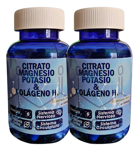 Promo X2 Citrato De Magnesio Potasio Colágeno