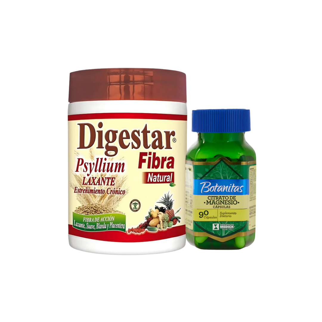 Digestar Fibra Y Citrato De Magnesio Natural