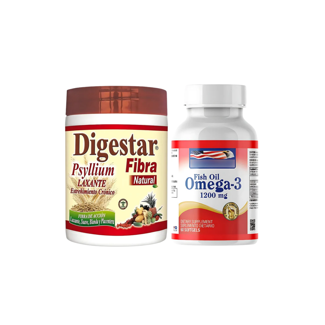 Digestar Fibra Natural Y Omega3 Healthy America Natural