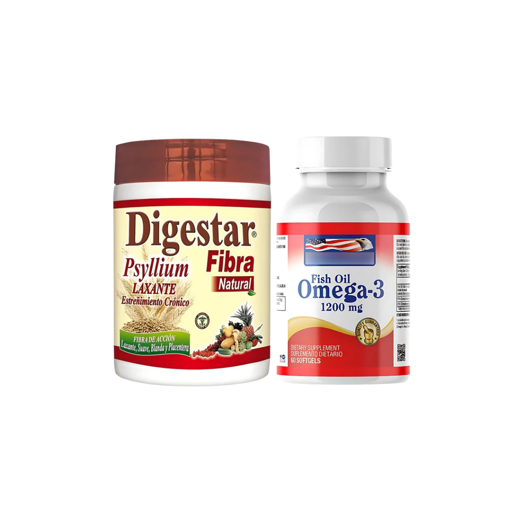 Digestar Fibra Natural Y Omega3 Healthy America Natural