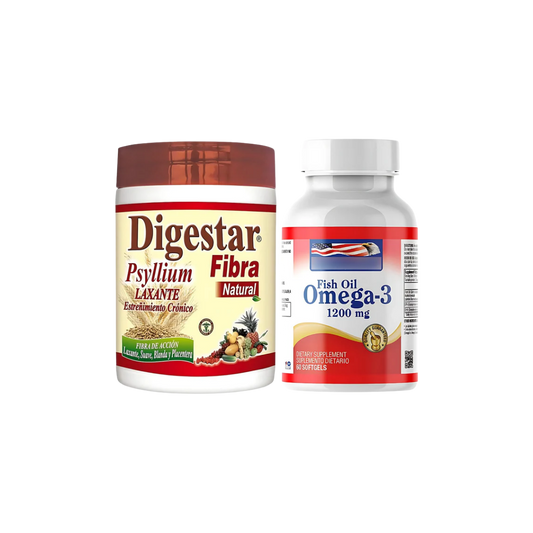 Digestar Fibra Natural Y Omega3 Healthy America Natural