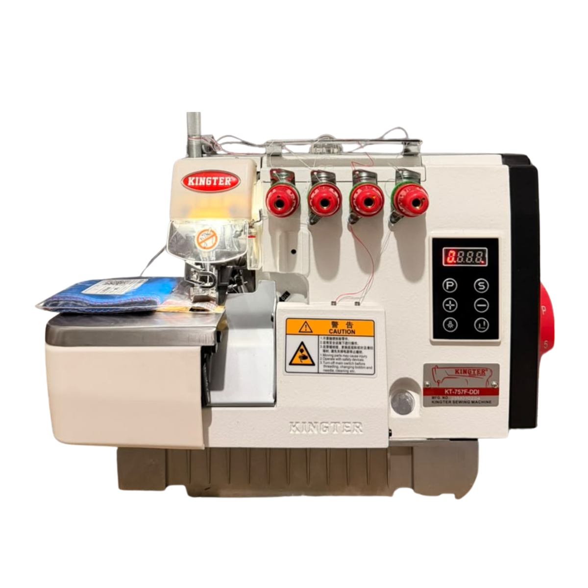 Fileteadora Mecatrónica Industrial Kingter Kt-757f-ddi 5 Hilos