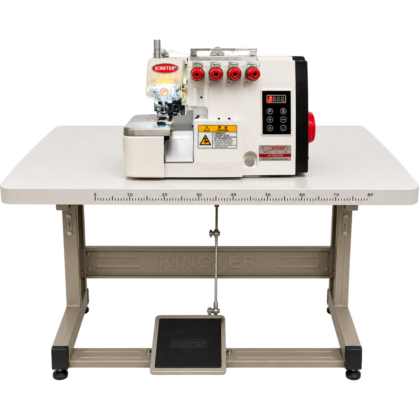 Fileteadora Mecatrónica Industrial Kingter Kt-757f-ddi 5 Hilos