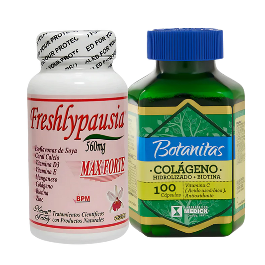 Suplemento Menopausia Freshlypausia Y Colageno Hidrolizado Con Biotina