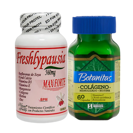 Suplemento Menopausia Freshlypausia Y Colageno Hidrolizado Biotina