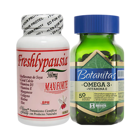 Suplemento Menopausia Freshlypausia Natural Freshly Y Omega 3 Botanitas
