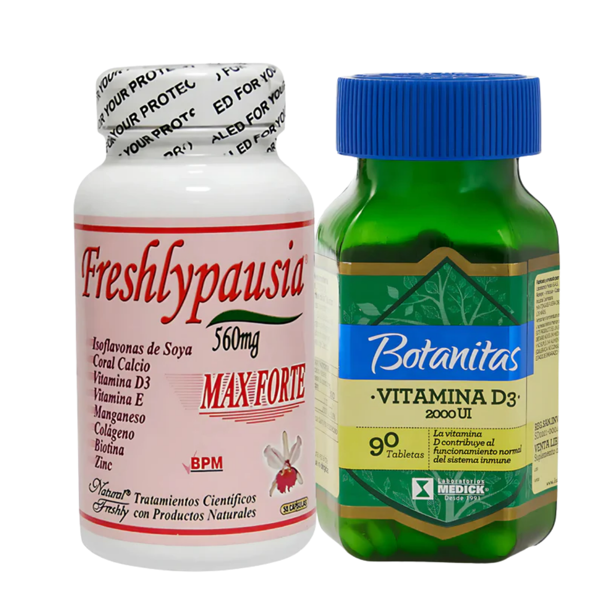 Kit Apoyo Hormonal Y Salud Ósea  Freshlypausia D3