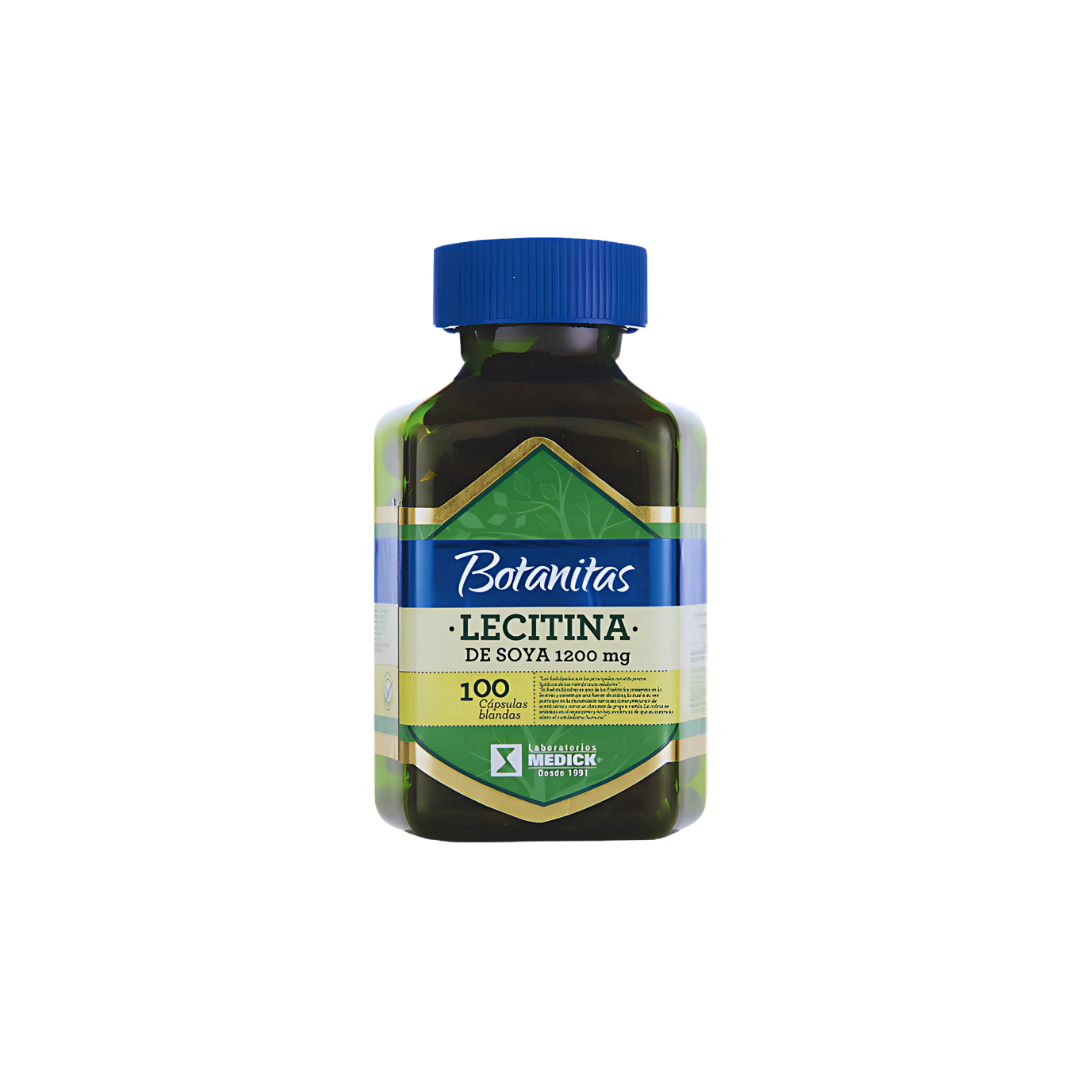 Lecitina de Soya 1200mg Botanitas Cápsulas Suplemento Nutricional