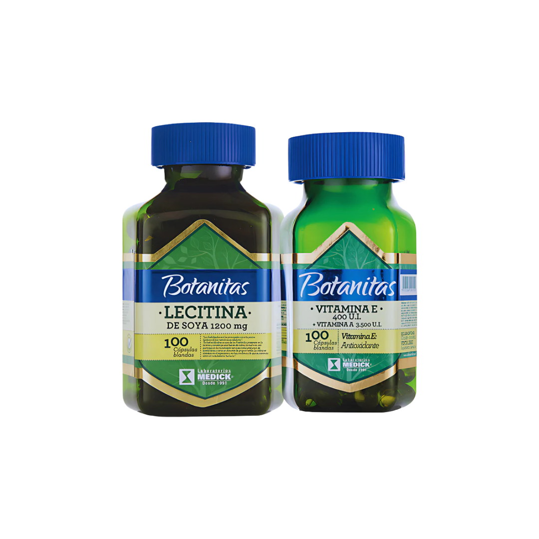 Lecitina De Soya 1200mg + Vitamina E Natural