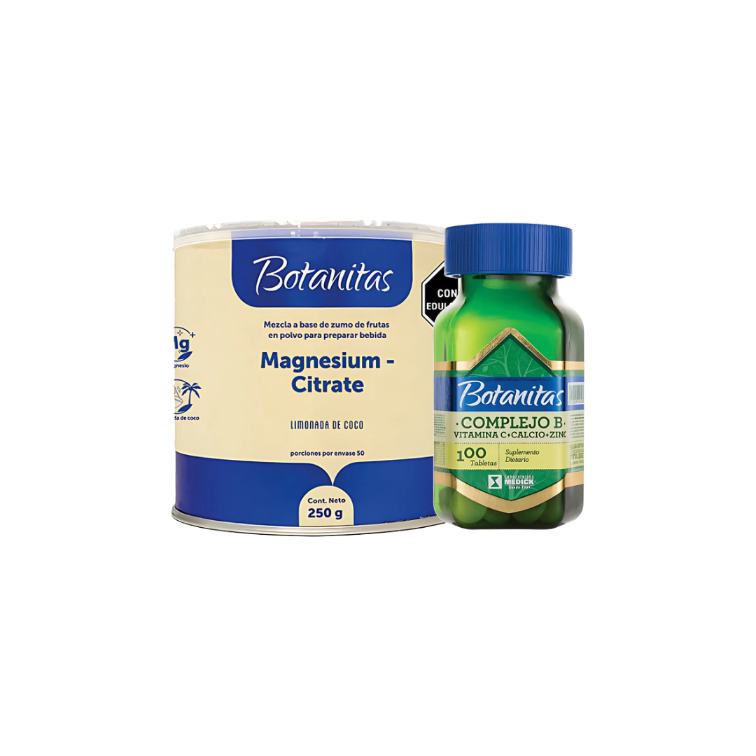 Magnesium Citrate + Complejo B Limonada De Coco