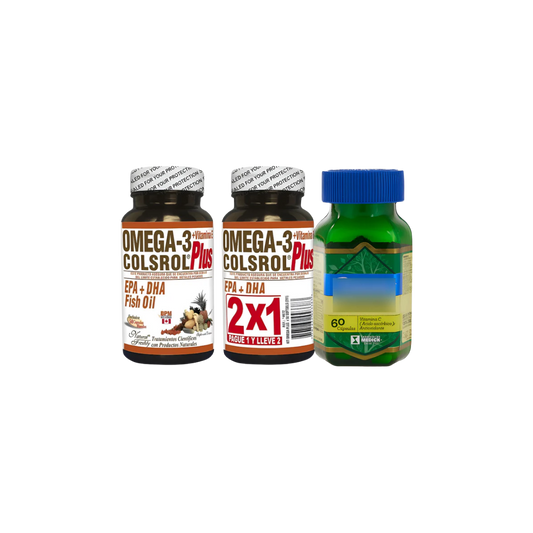 Omega 3 Colsrol  Y Colageno Hidrolizado Natural