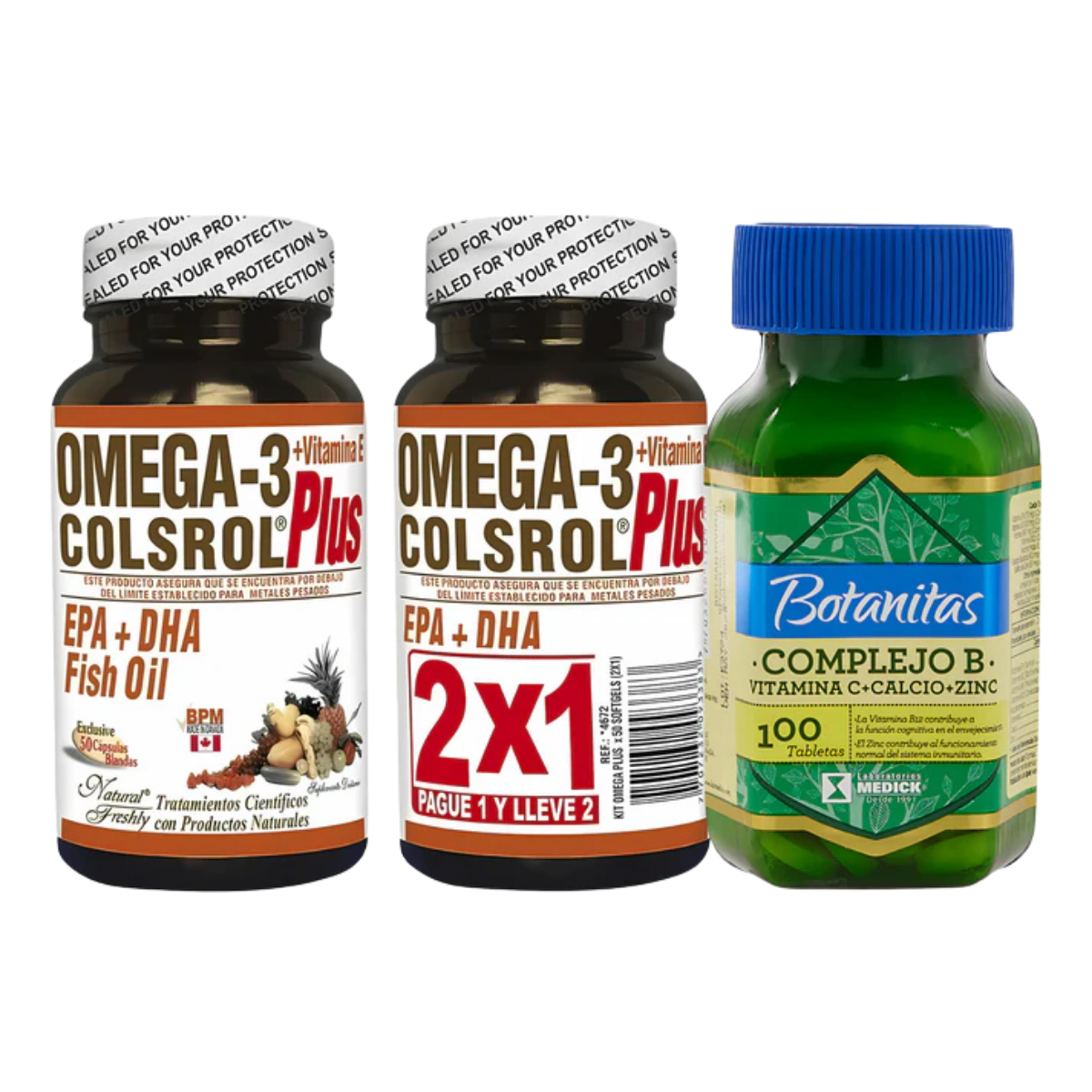 Omega 3 Colsrol  Plus Y Complejo B (Copia)