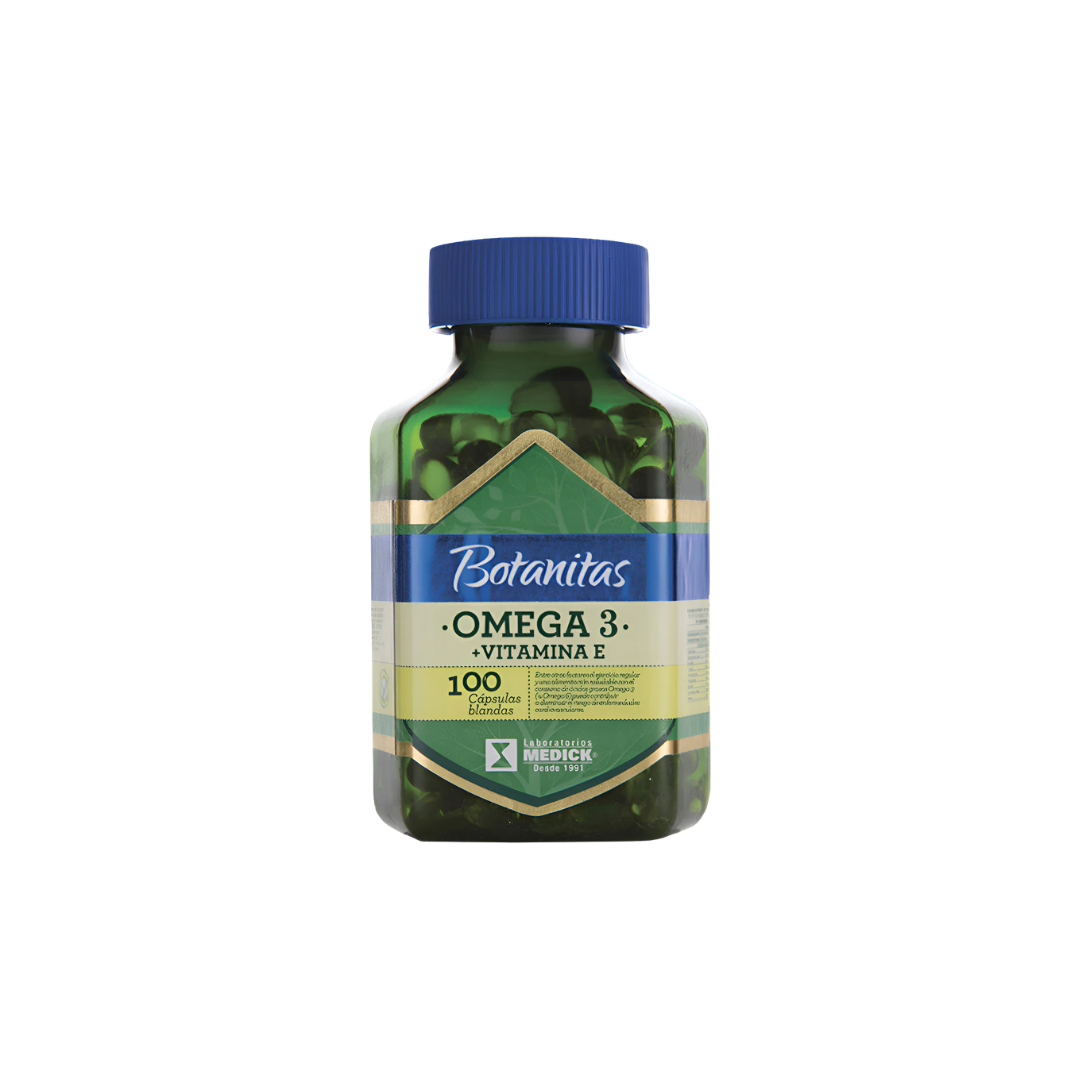 Omega 3 + Vitamina E 100 Cap Natural