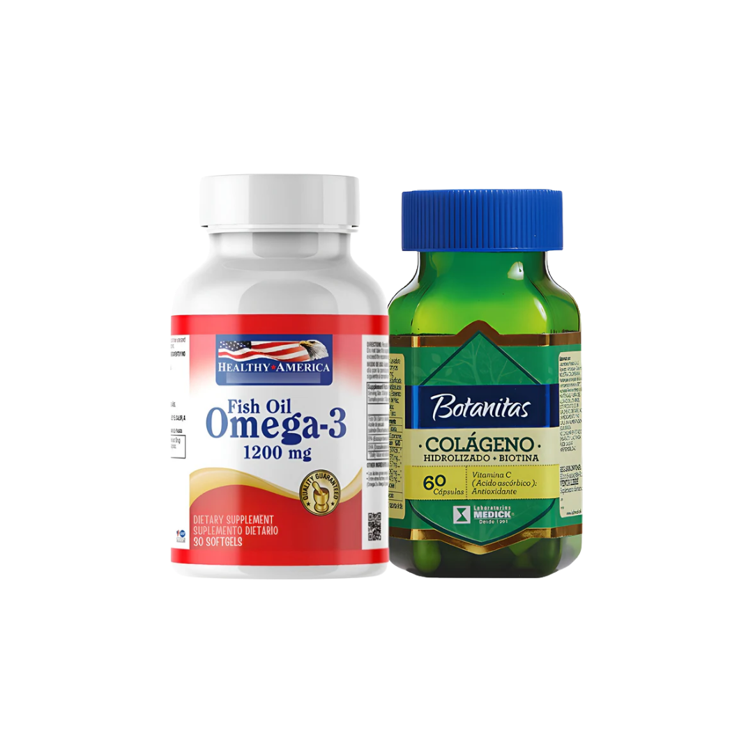 Omega 3 Healthy + Colageno Hidrolizado Natural