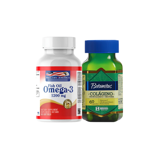 Omega 3 Healthy + Colageno Hidrolizado Natural