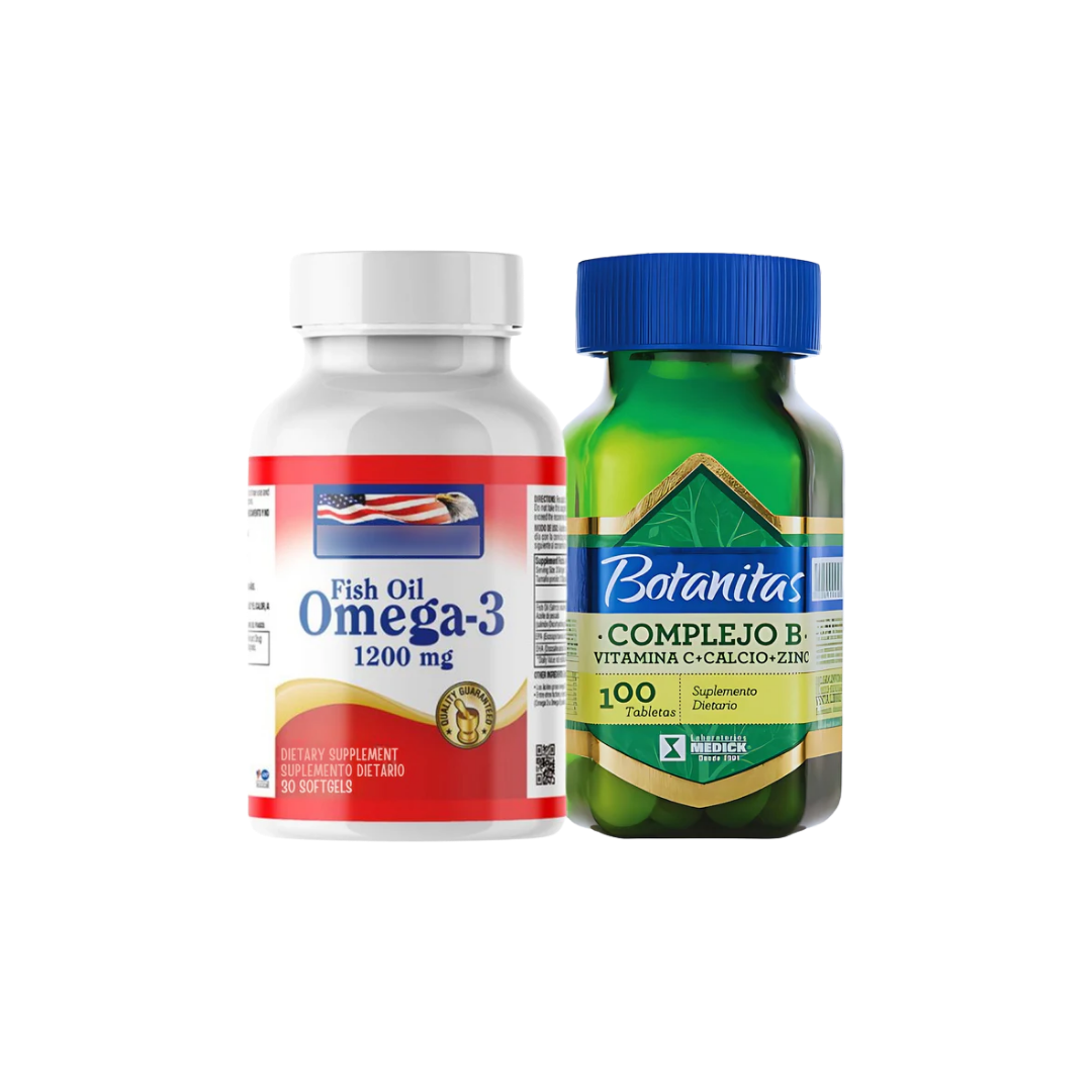 Omega 3 Healthy 30 + Complejo B Natural