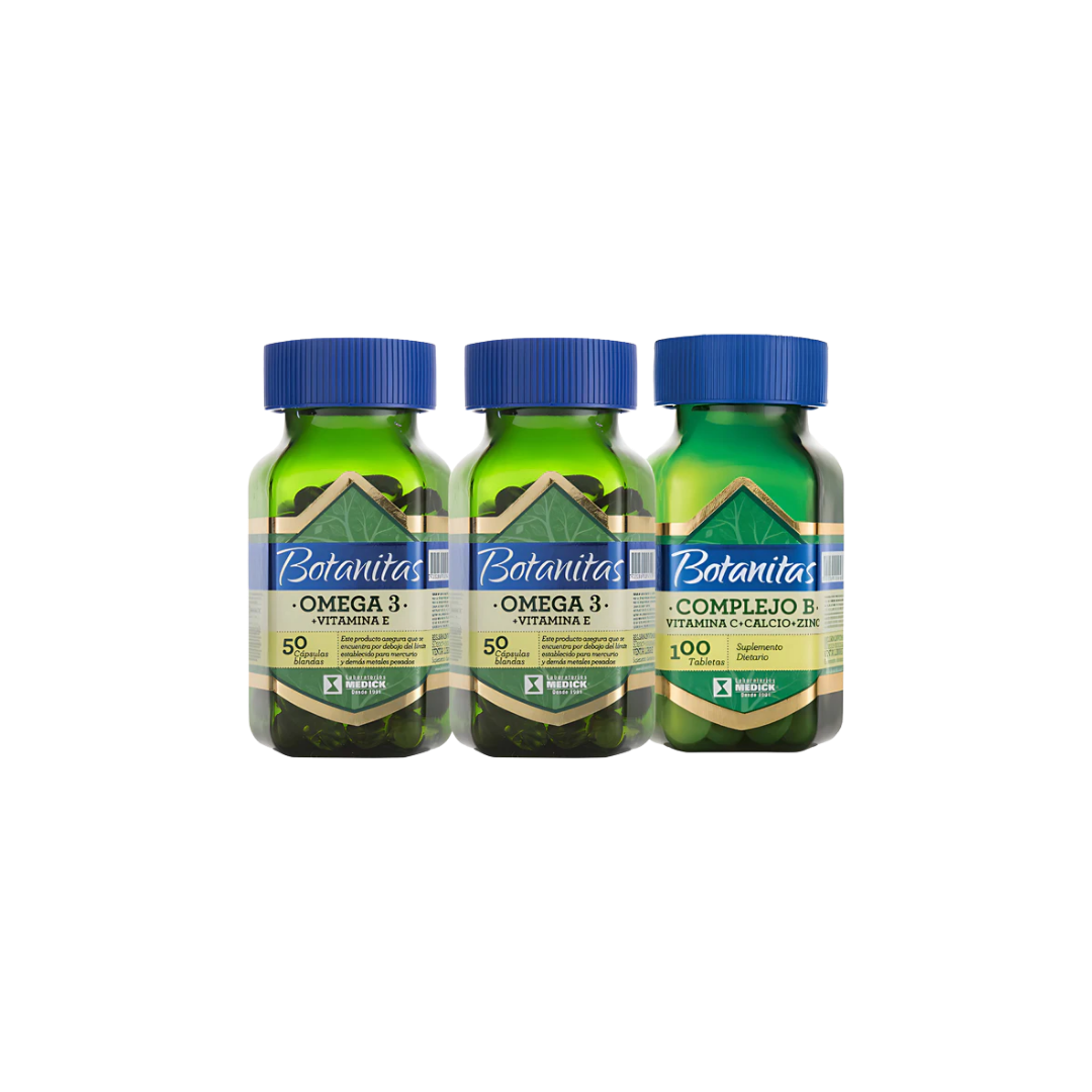 Omega 3 Botanitas + Complejo B Natural