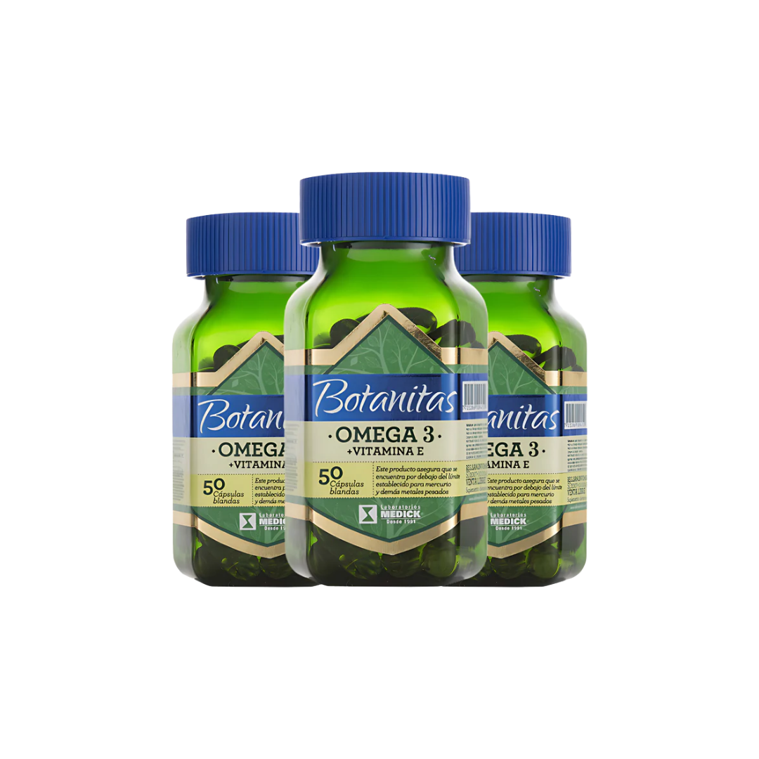 Omega 3 Botanitas + Vitamina E Natural