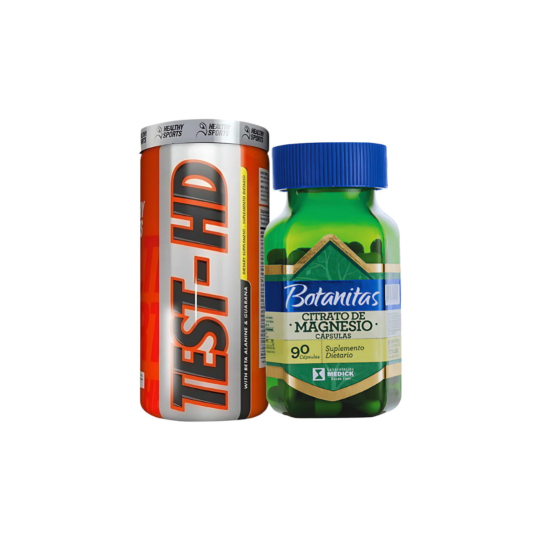 Kit Test-hd X60 + Citrato De Magnesio Natural