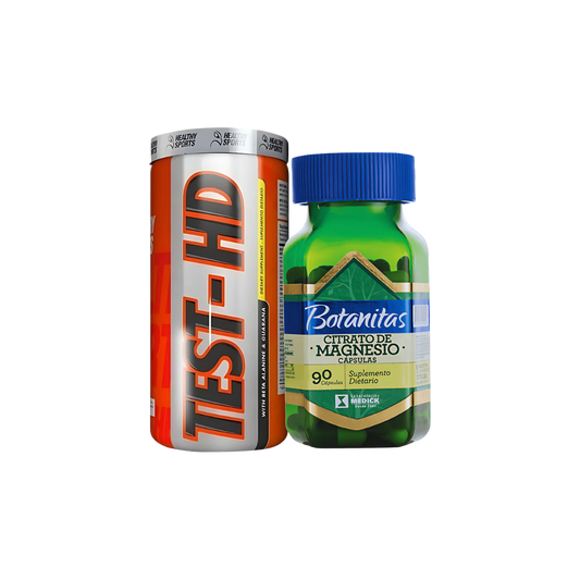 Kit Test-hd X60 + Citrato De Magnesio Natural