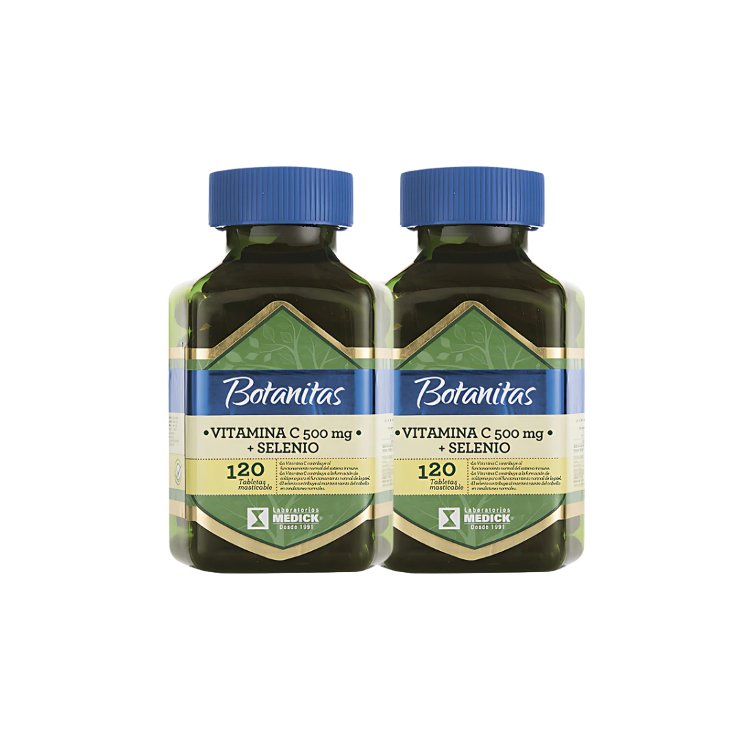 Vitamina C 500mg + Selenio X2 Natural