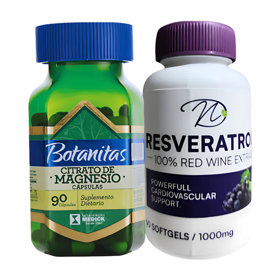 Citrato De Magnesio + Extracto Vino Resveratrol