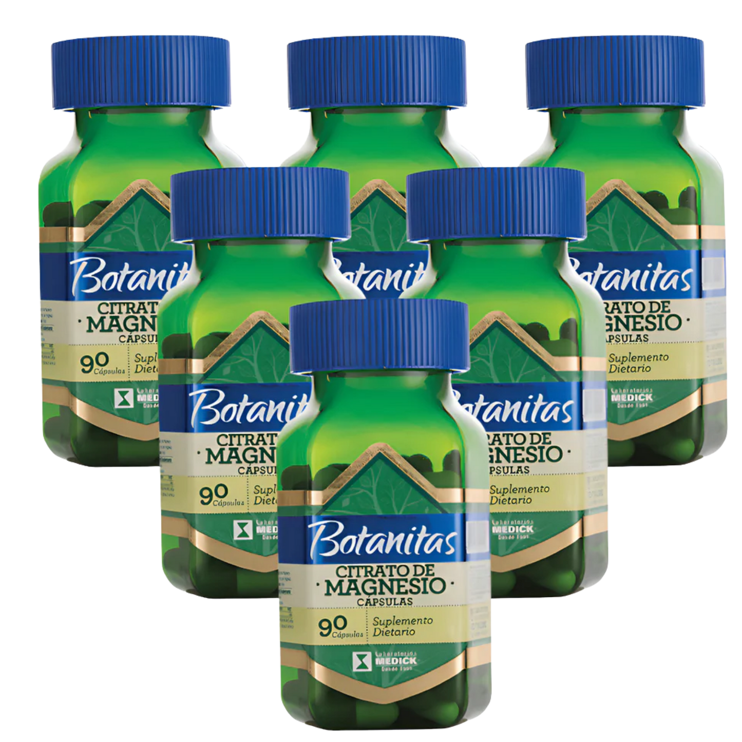 Citrato De Magnesio X6 Botanita Natural