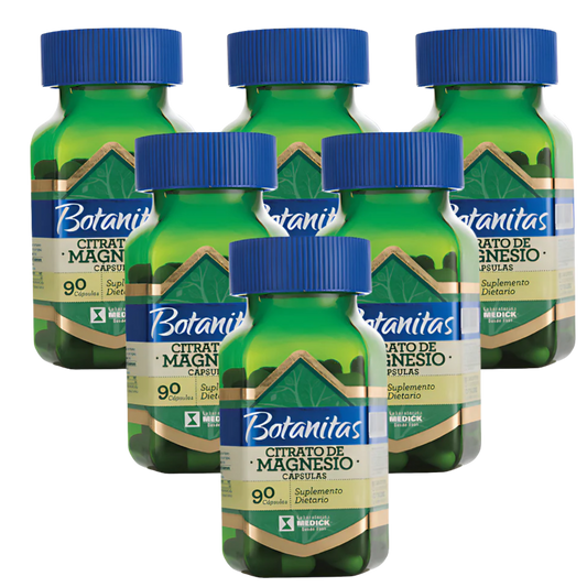 Citrato De Magnesio X6 Botanita Natural