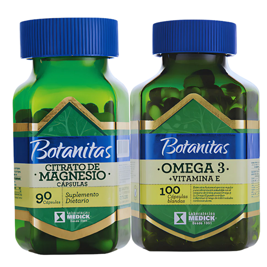 Citrato De Magnesio + Omega 3 X100 Botanitas