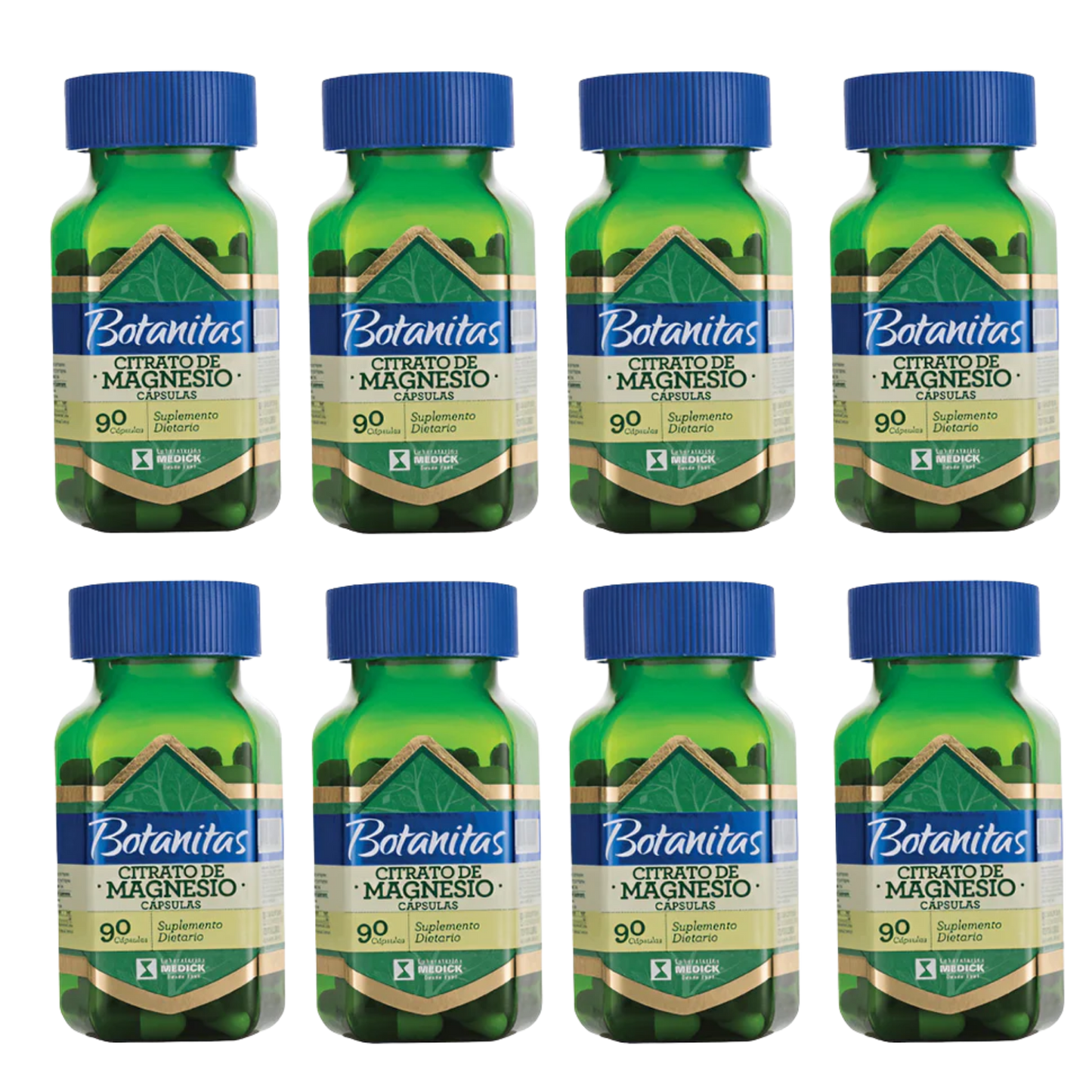 Citrato De Magnesio X8 Botanita Natural