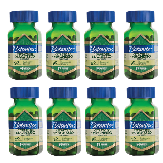 Citrato De Magnesio X8 Botanita Natural