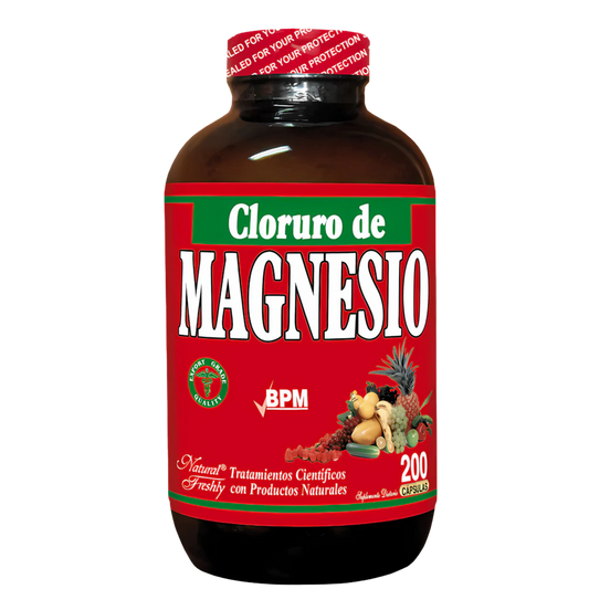 Cloruro Magnesio 200mg 200 Caps