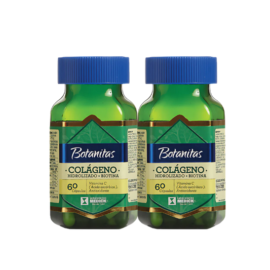 Colageno Hidrolizado Biotina 60 Capsulas X2