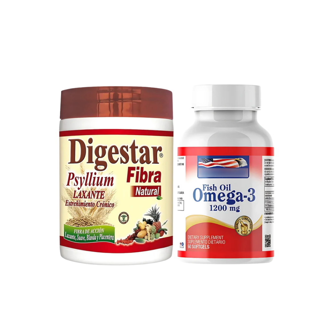 Digestar Fibra Natural Y Omega 3 Healthy America Natural